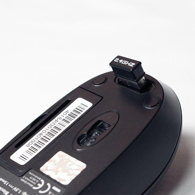 Teclado e Rato LOGILINK ID0104 (Tamanho completo - RF Wireless - Sem fios - Preto) — miniatura 4
