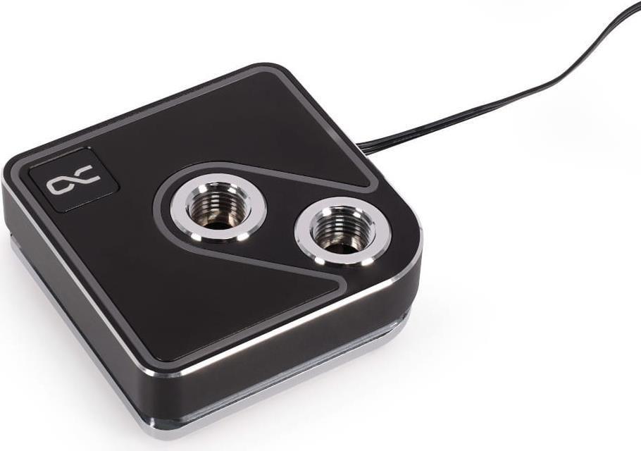 Bloco de Água para CPU ALPHACOOL Core 1 Aurora Black (LGA 1700, AM4, AM5 - Latão, cobre - Preto)