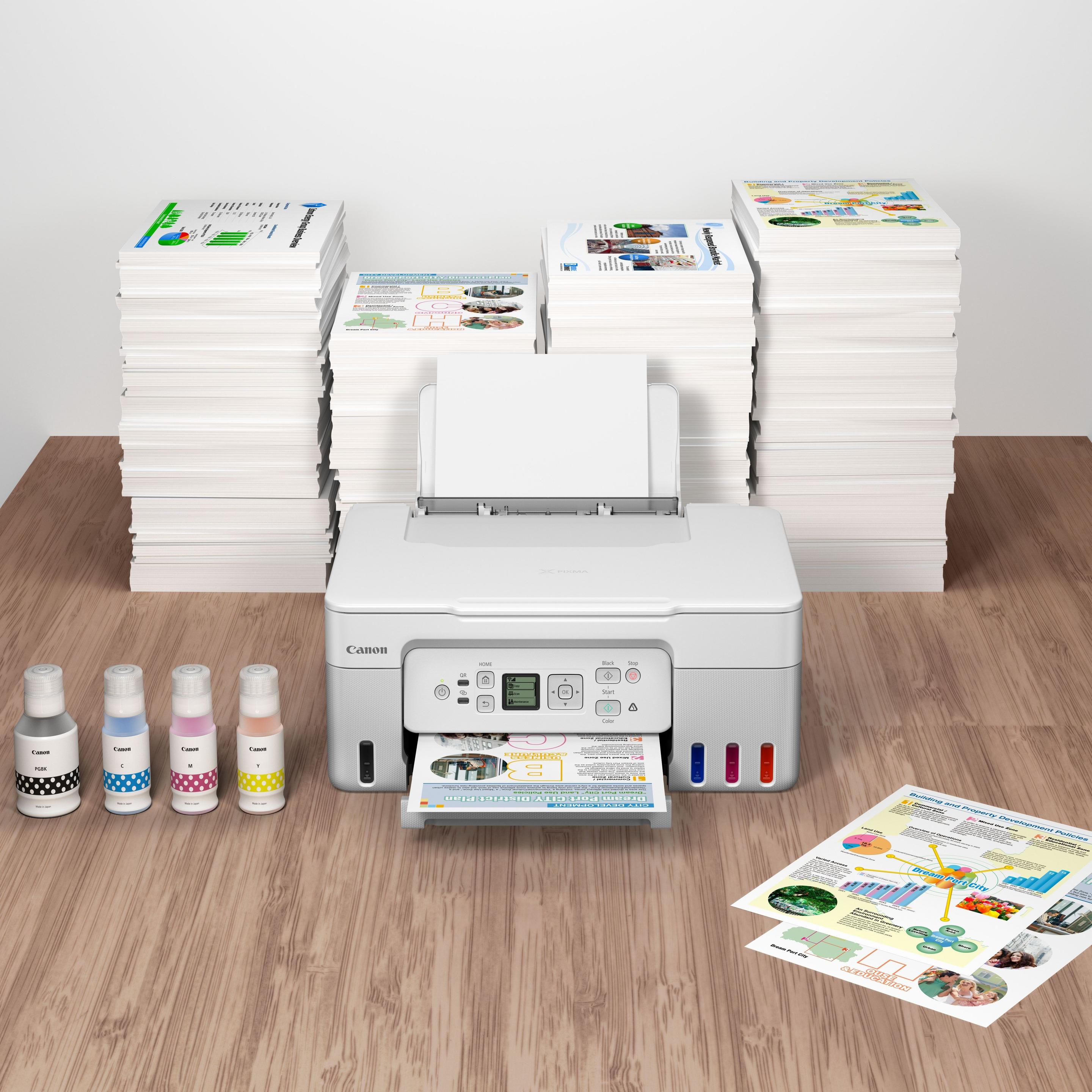 Impressora Multifunções CANON PIXMA G3571 MegaTank (A4 - Impressão a cores - 100 folhas - Branco), miniatura 4