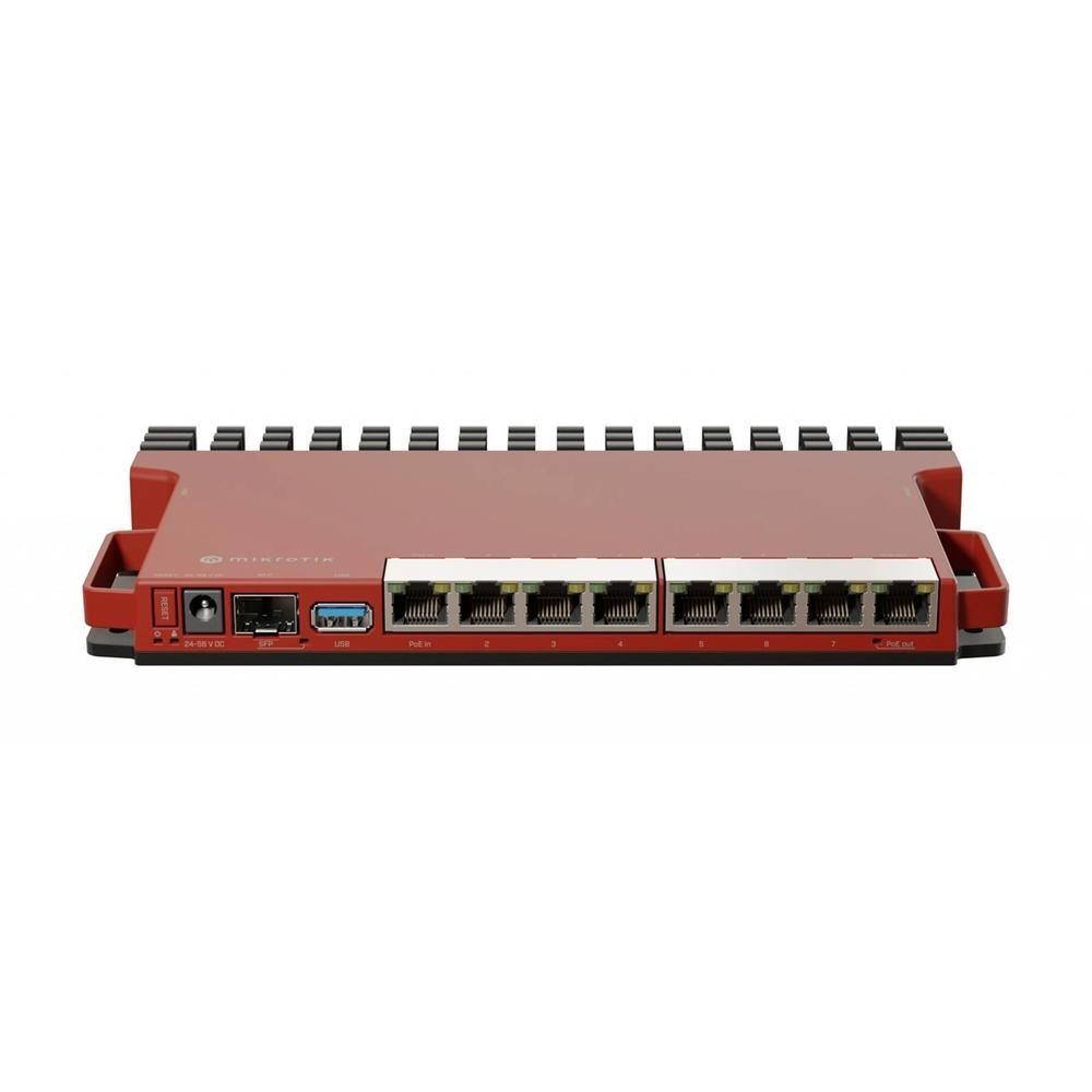 Router MIKROTIK L009UiGS-RM (10,100,1000 Mbit/s - Rack de 1U - Vermelho)