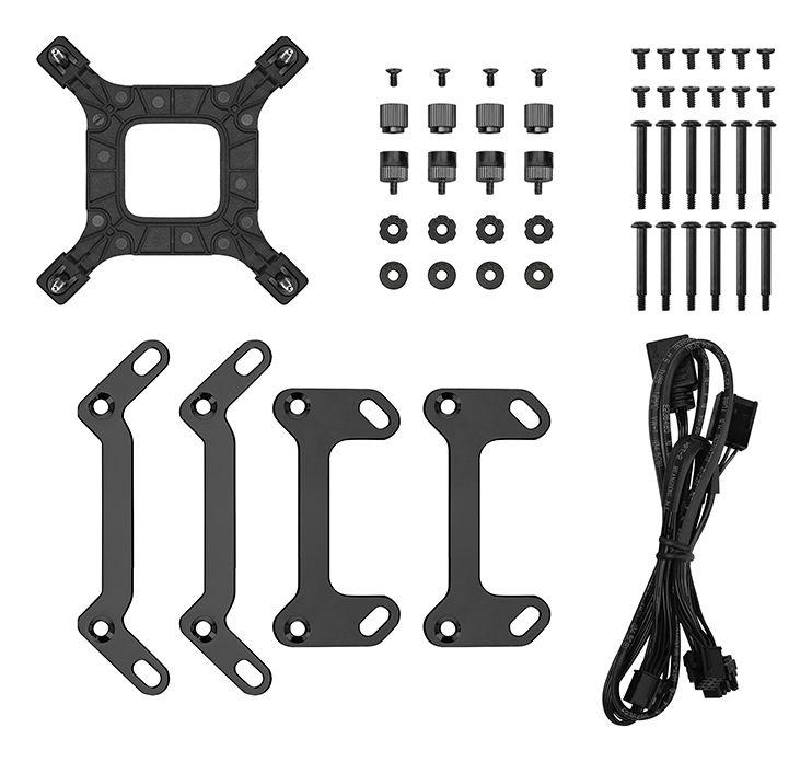 Kit de Refrigeração Líquida DEEPCOOL LM360 (12 cm - 3 ventoinhas - 2400 RPM - Preto) — miniatura 5