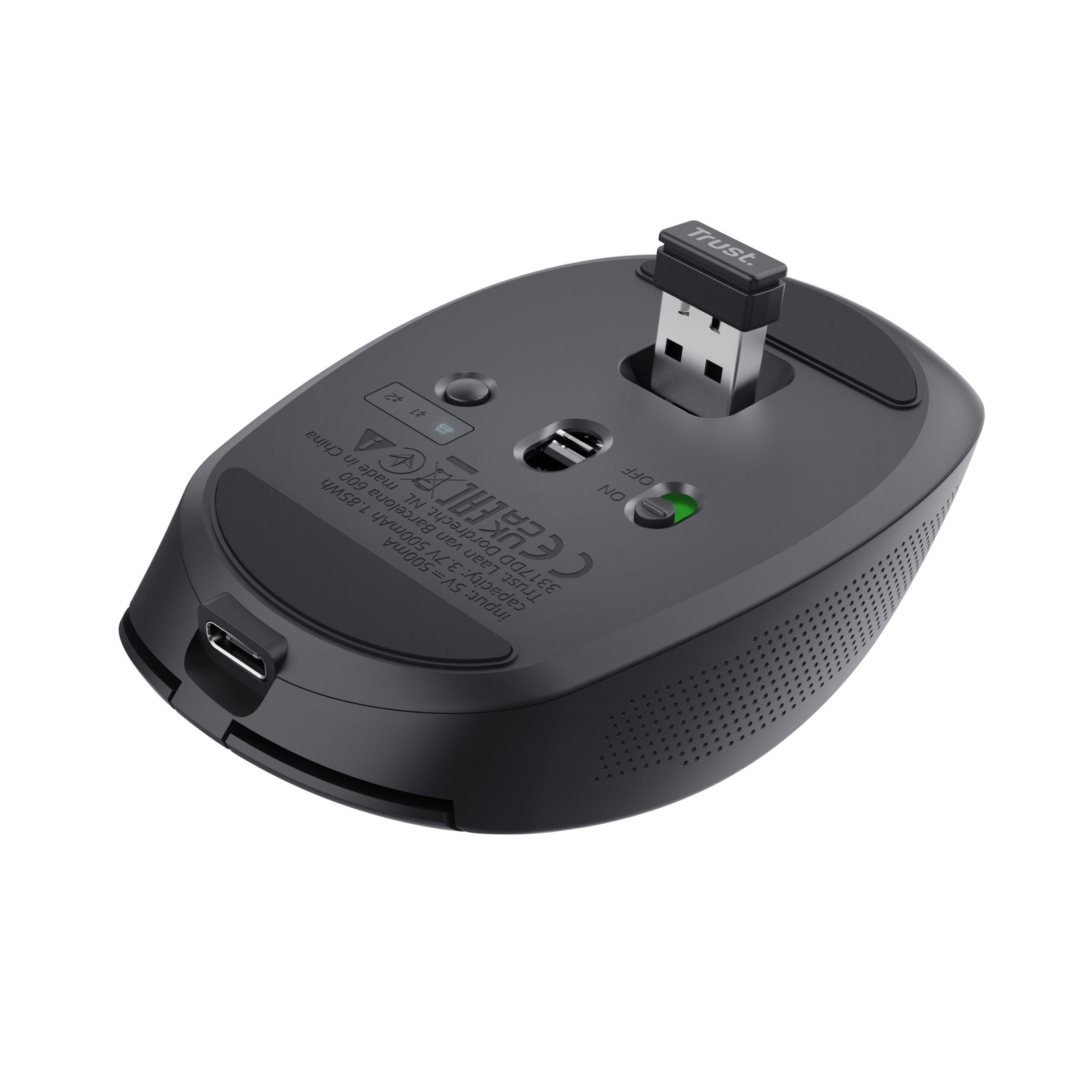 Rato TRUST Ozaa Compact (Mão direita - 3200 DPI - Ótico - Preto) — miniatura 5