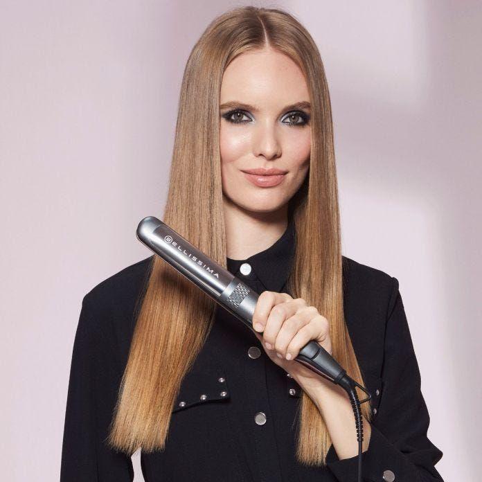 Alisador de Cabelo BELLISSIMA Creativity Multistyle (Cerâmica e queratina - Preto e Rosa) — miniatura 3