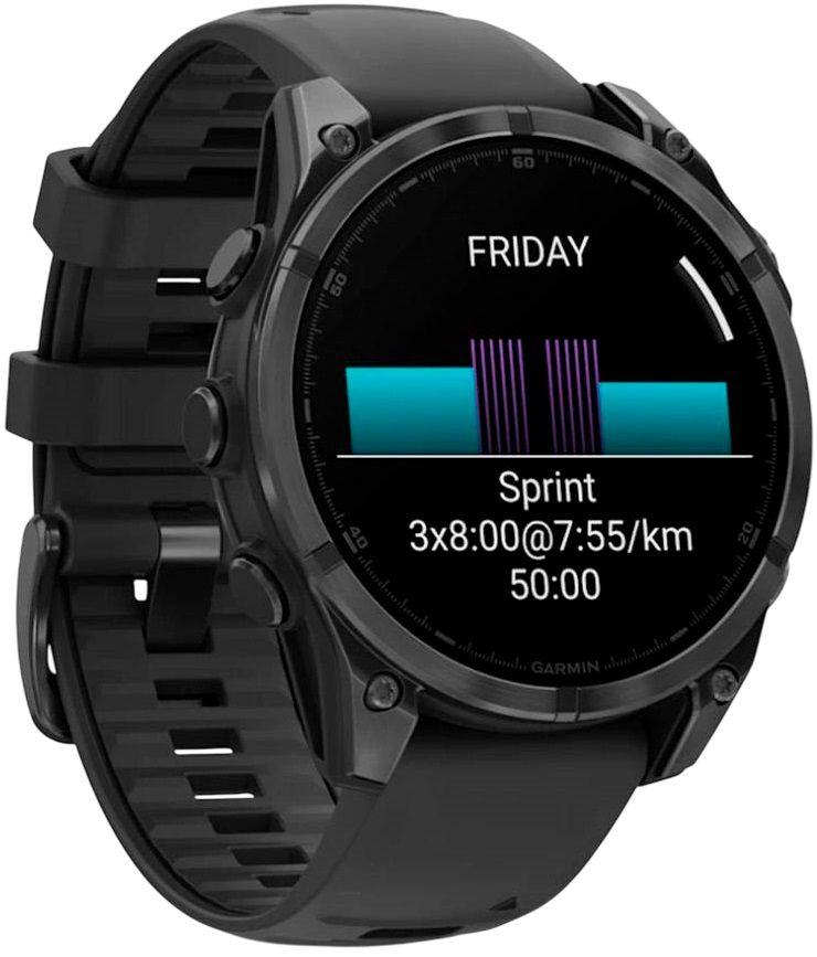 Relógio Inteligente Desportivo GARMIN fēnix 8 47 mm AMOLED (Redondo - Android, iOS - AMOLED - Preto), miniatura 3