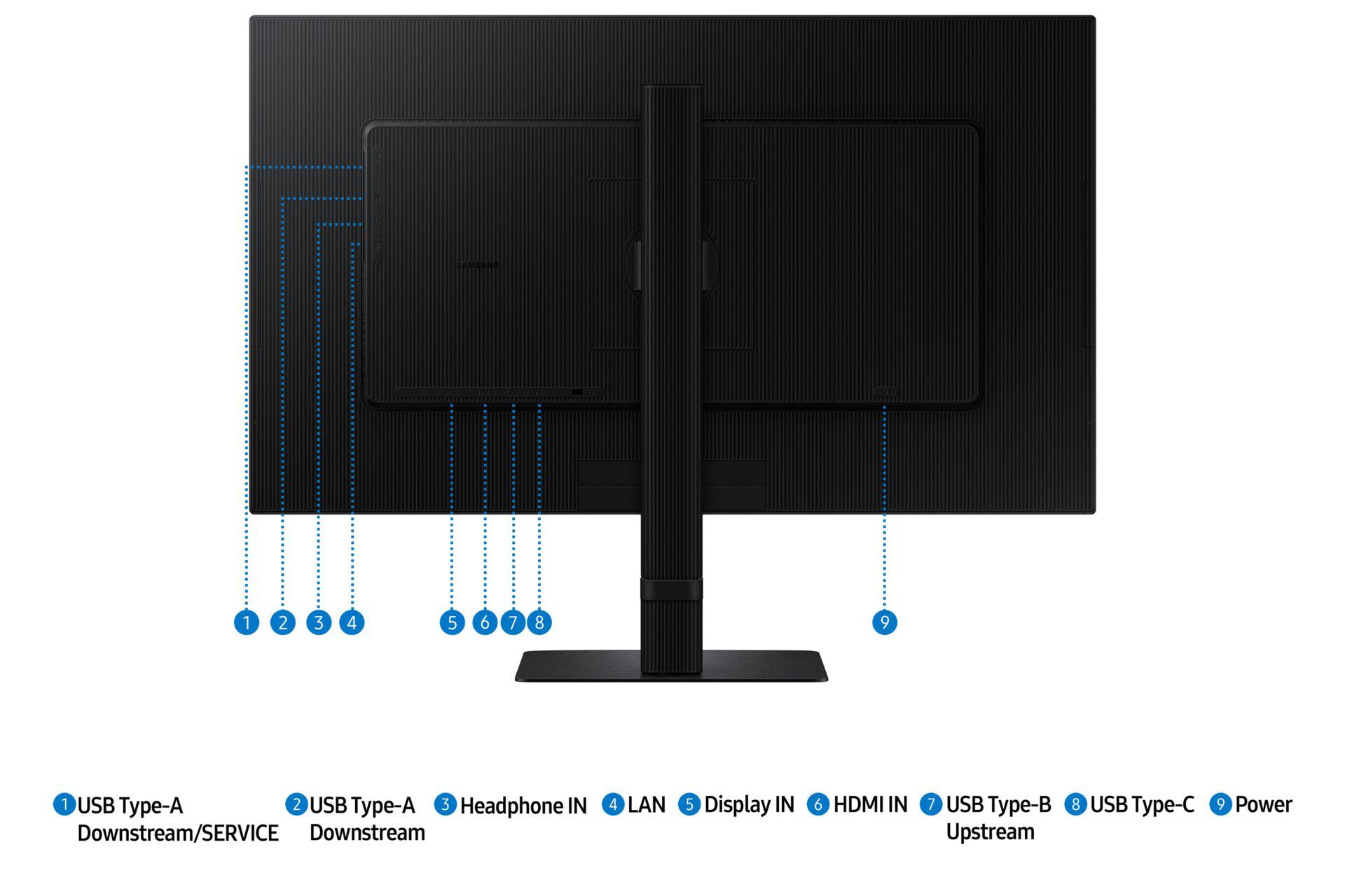 Monitor SAMSUNG ViewFinity S8 S80UD (27" - IPS - 60 Hz - Preto) — miniatura 11