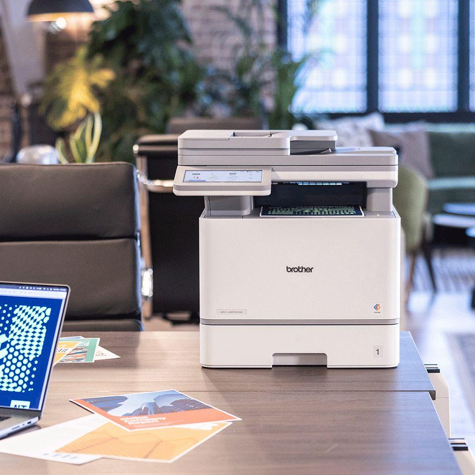 Impressora Multifunções Laser a Cores BROTHER MFC-L8970CDW (A4 - Impressão a cores - AC - Cinzento), miniatura 6