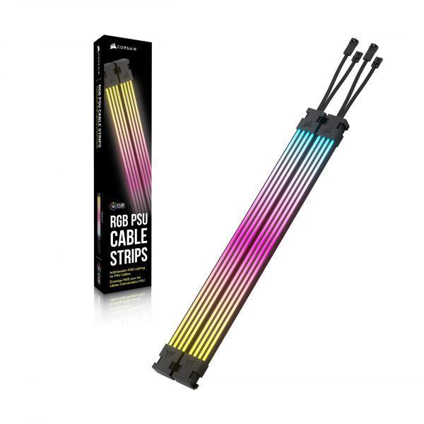 Conjunto de Fitas LED ARGB CORSAIR iCUE CP-8920282 (Multicor - Preto) — miniatura 4