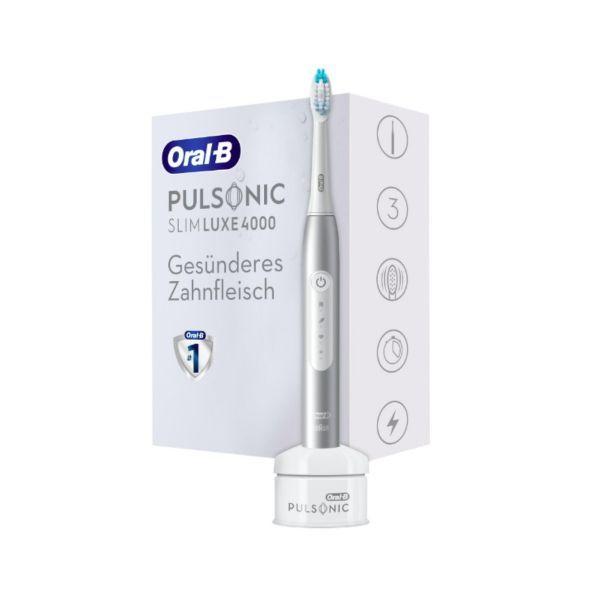 Escova de Dentes Elétrica BRAUN Oral-B Pulsonic Slim Luxe 4000 (Platina)