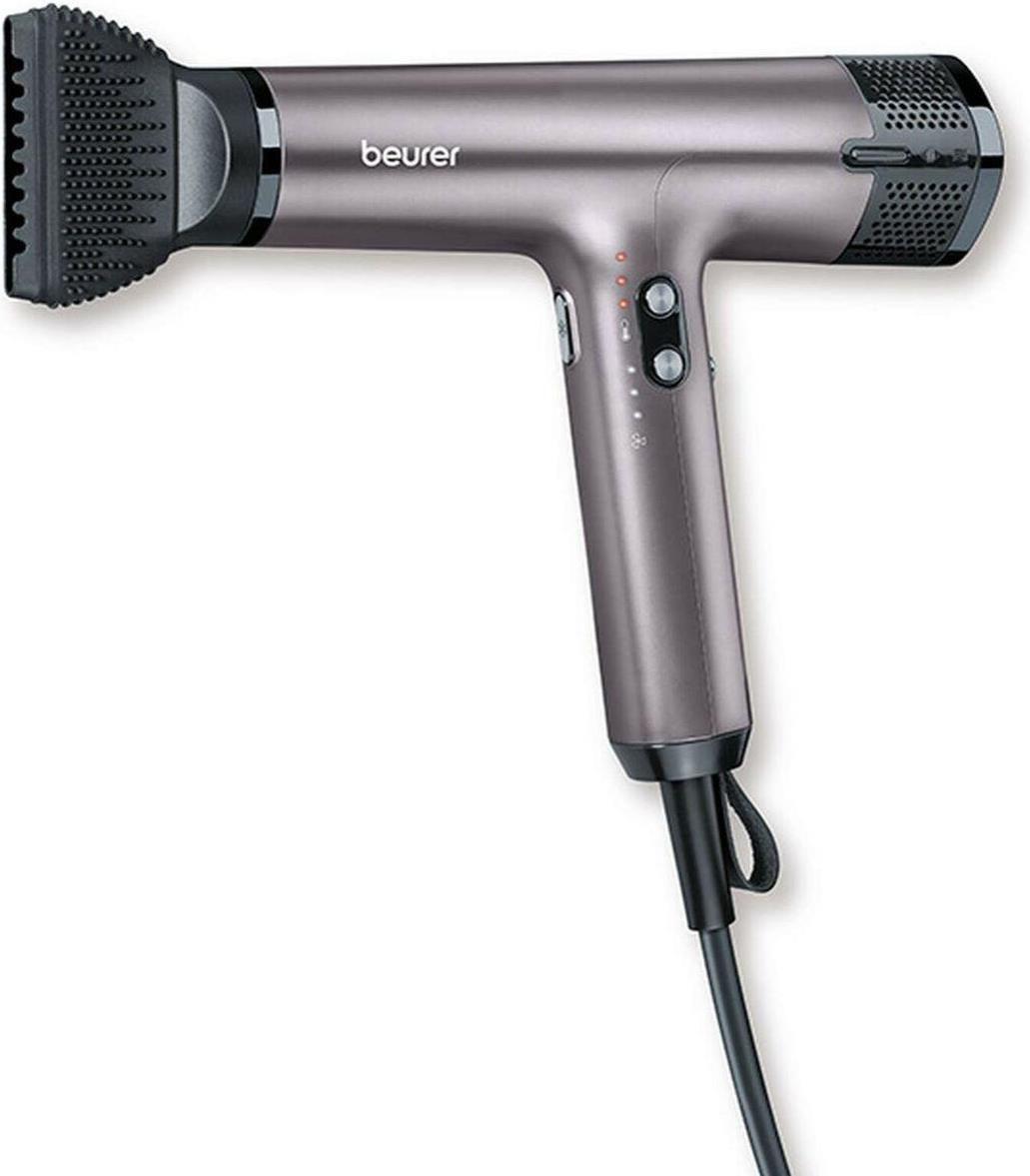 Secador de Cabelo BEURER HC 100 (Preto e Cinzento)