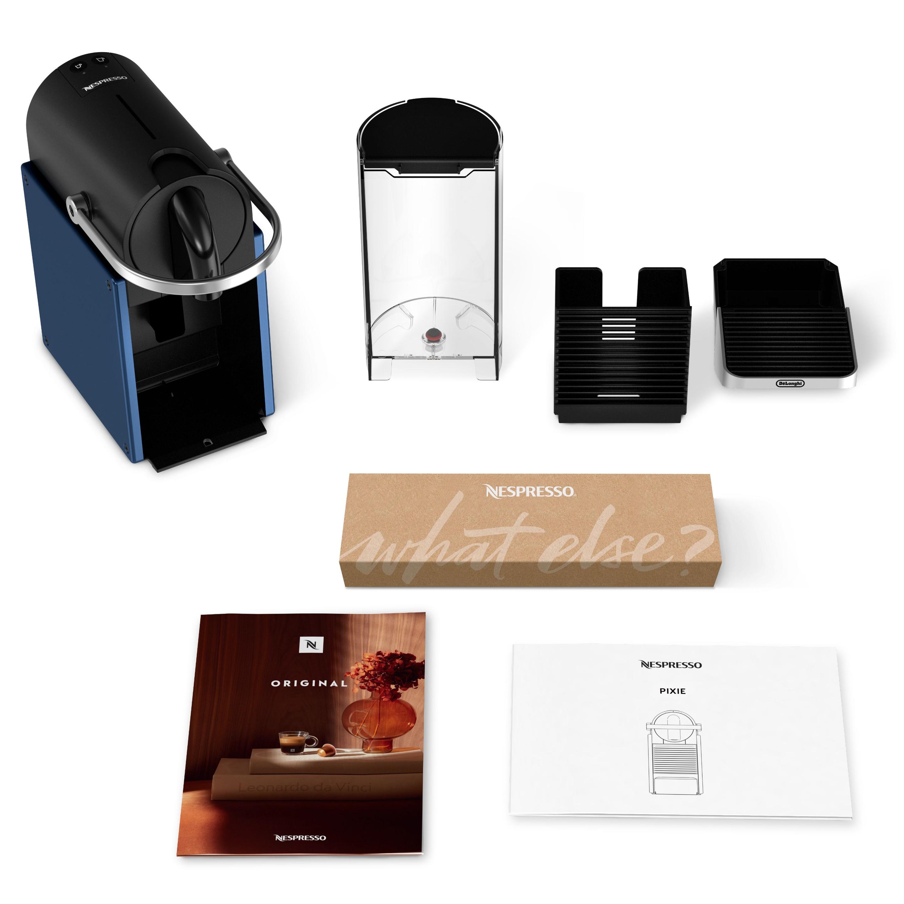 Máquina de Café de Cápsulas DELONGHI Pixie EN127.BL (Cápsula de café - 1260 W - 19 bar - Azul e Prateado), miniatura 2