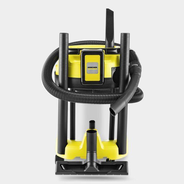 Aspirador de Tambor KÄRCHER WD 3-18 S Battery Set V-17/20 (Altura 48,8 cm - 20 min - 5 Ah - Aço inoxidável e Amarelo), miniatura 5