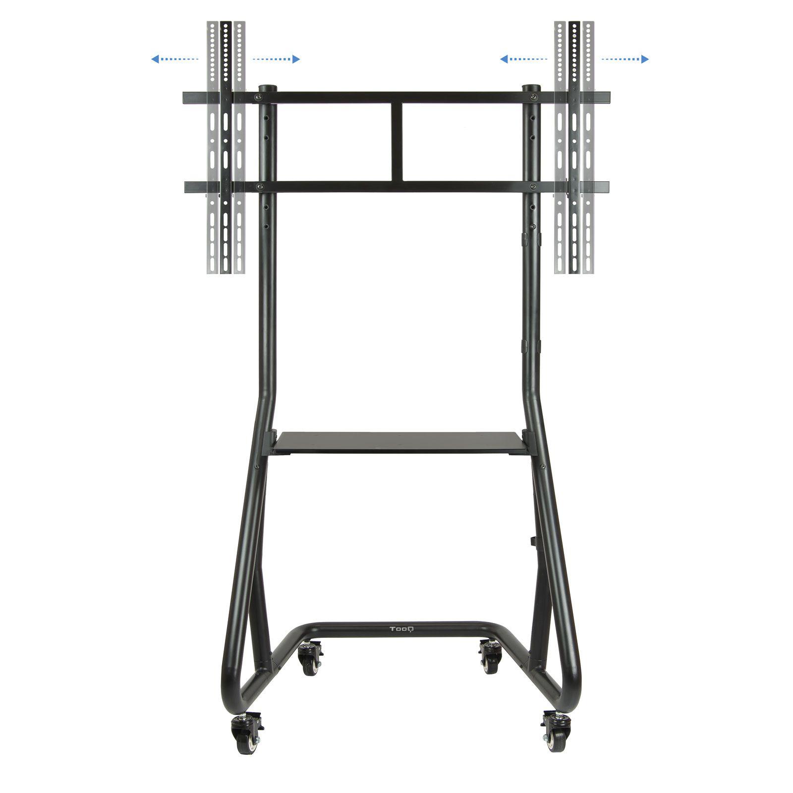 Suporte de Chão para TV TOOQ FS20200M-B (1000 x 600 mm - 400 x 400 mm - 2,67 m - Preto), miniatura 3