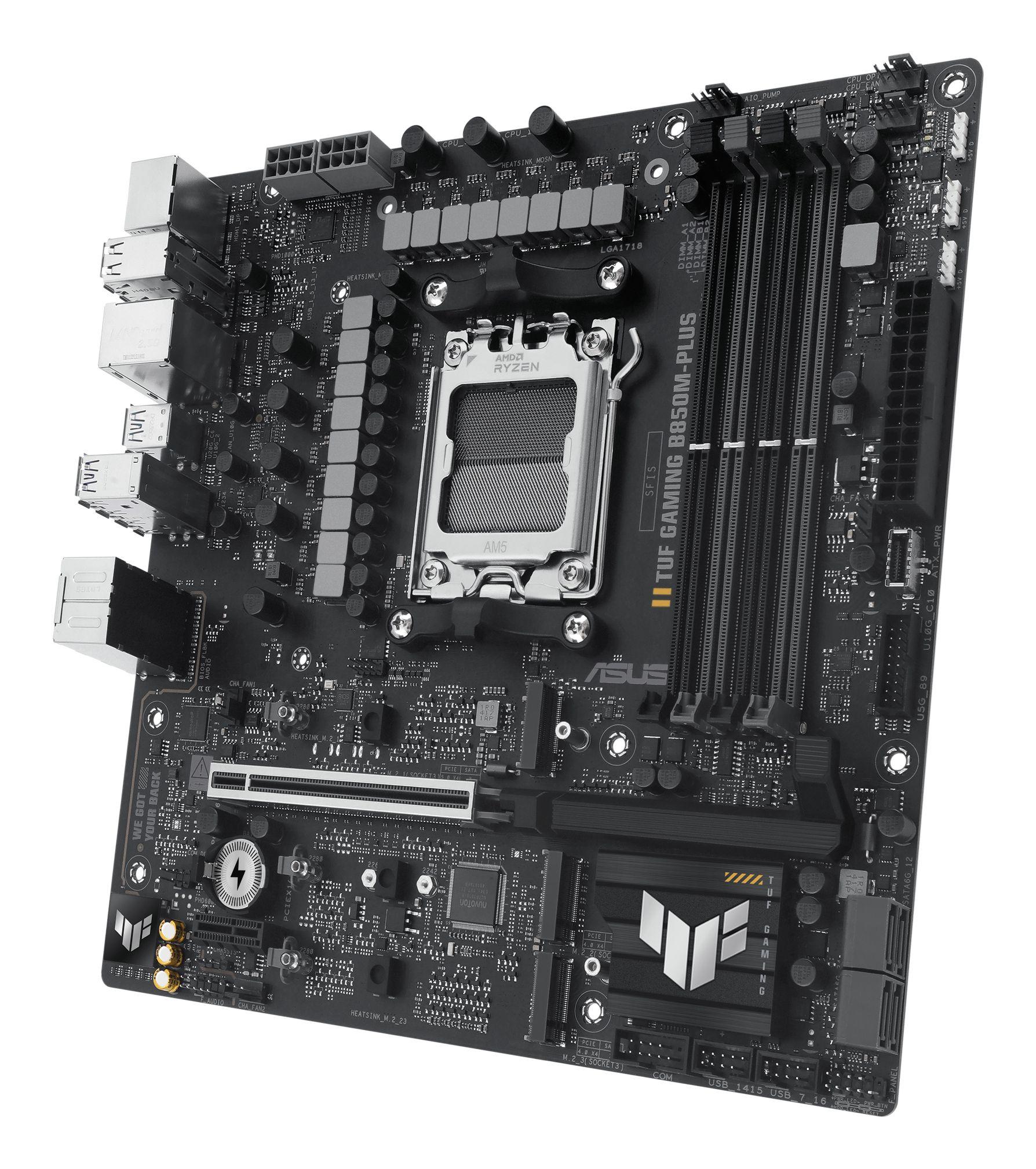 Motherboard ASUS TUF GAMING B850M-PLUS (AM5 - micro ATX - Duplo canal), miniatura 6
