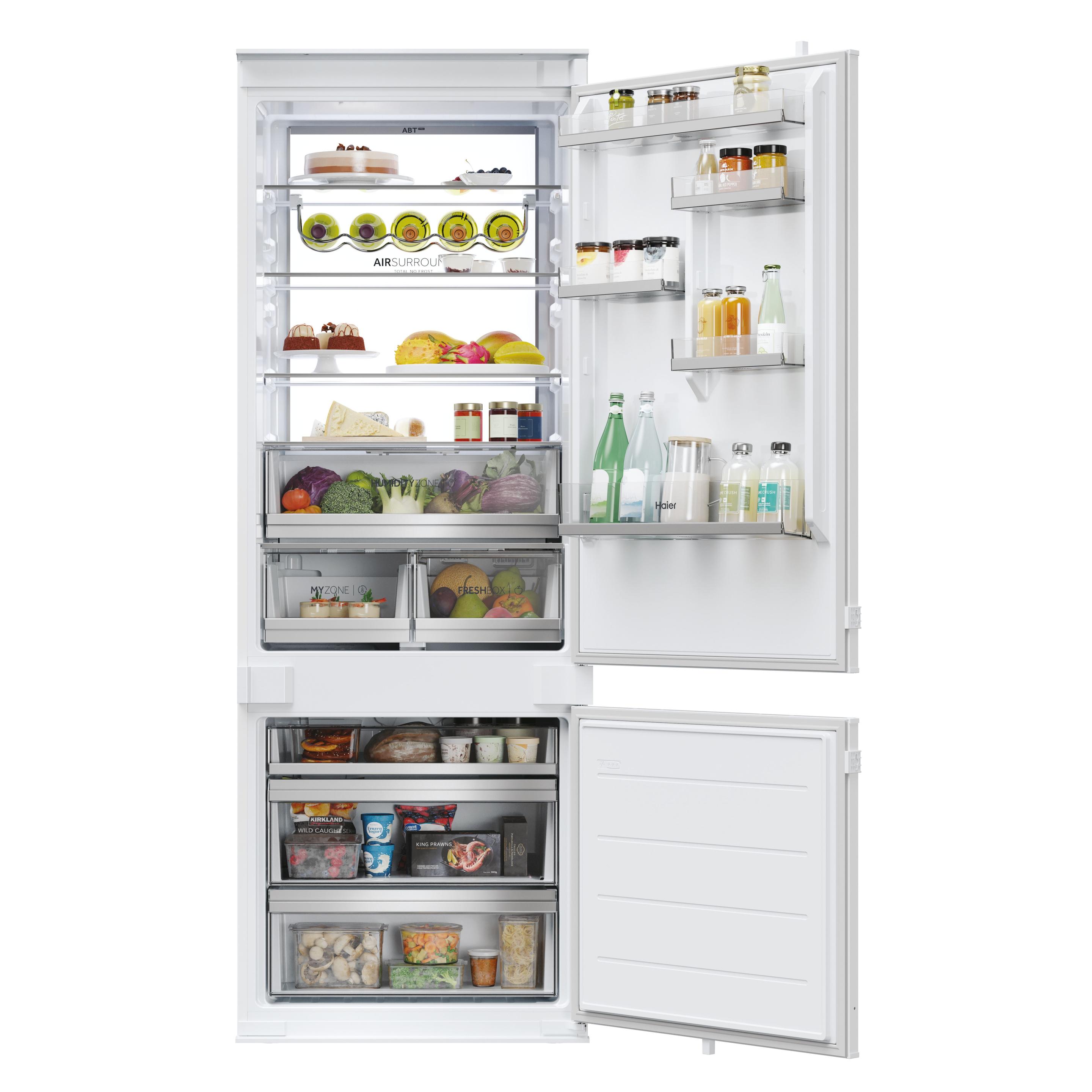 Frigorífico Combinado Encastre HAIER HBW7719DT (400 l - hOn - 193,5x69x55 cm - Branco)