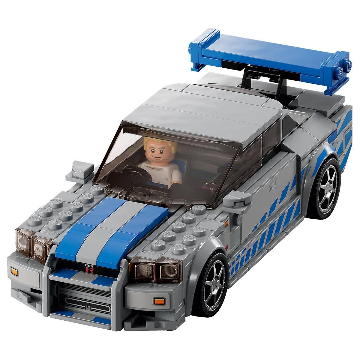 LEGO 76917 Speed Champions Velocidade Furiosa Nissan Skyline GT-R (R34) (9+ anos - 319 peças), miniatura 4