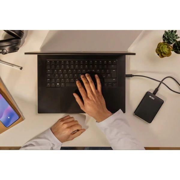 Disco Rígido Externo WESTERN DIGITAL Elements 1TB WDBDTV0010BBK-WESN (2,5" - USB 3.2 Gen 1 - USB-C - Preto) — miniatura 4
