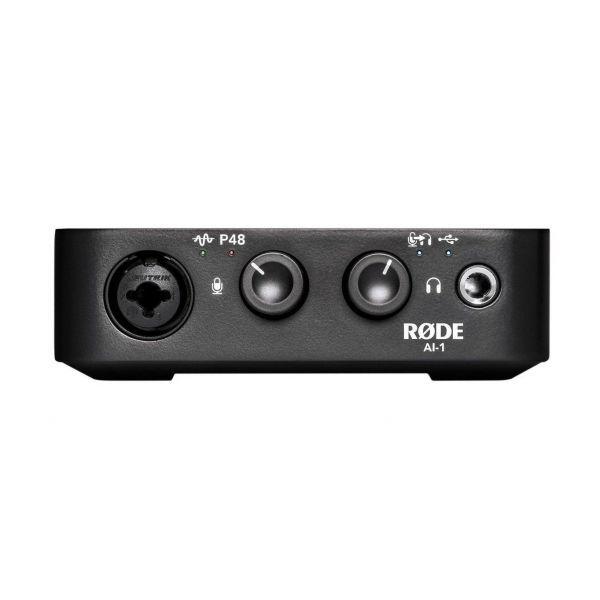 Interface de Áudio USB RODE AI-1 (USB Type-A para USB Type-C - Preto)