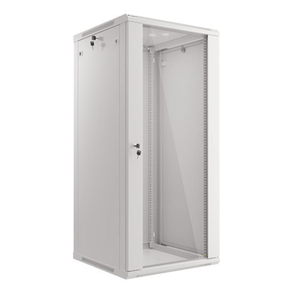 Armário Rack de Parede LANBERG WF01-6627-10S (19" - 27U - 600 x 600 mm - Cinzento)