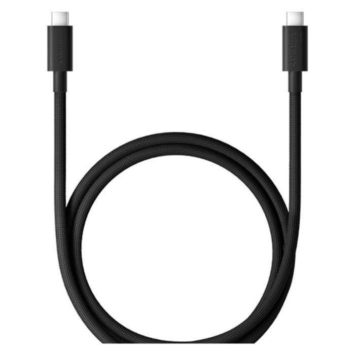 Cabo USB-C para USB-C XIAOMI 6A Braided (2 metros - USB-C macho - Preto) — miniatura 2