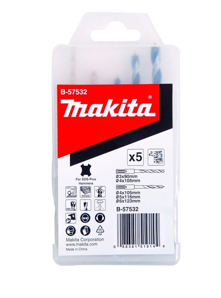 Conjunto de Brocas SDS-Plus MAKITA B-57532 (5 Peças), miniatura 2