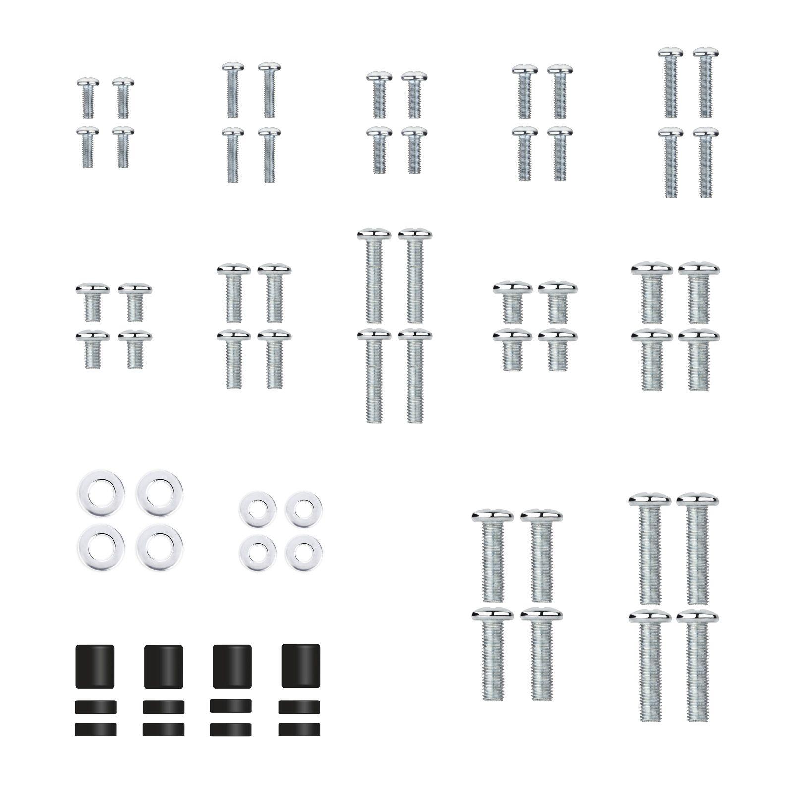 Kit de Parafusos para Montagem de Ecrãs TOOQ SSK4820 (Preto)
