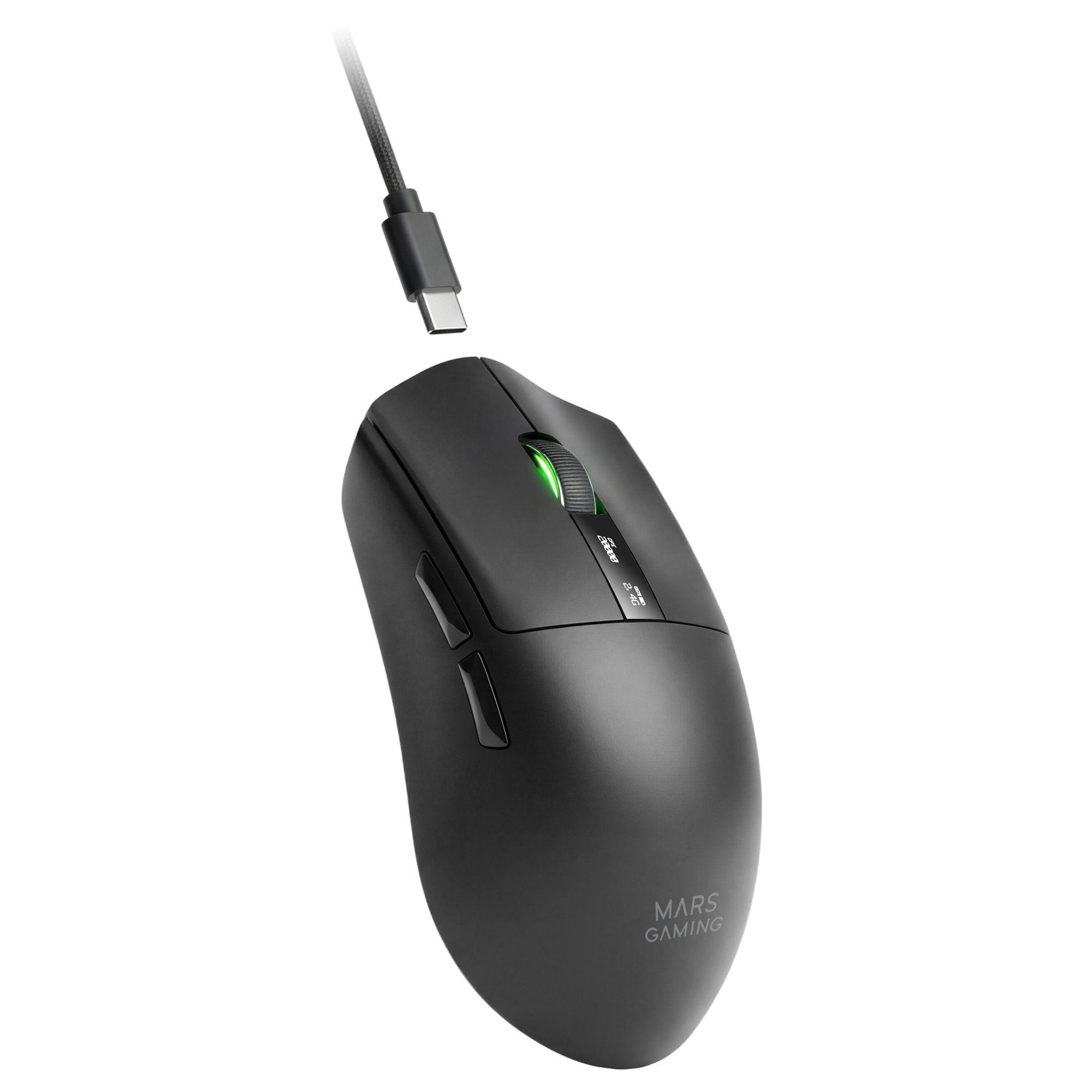 Rato Gaming MARS GAMING MMW-ELITE (Mão direita - 20000 DPI - Ótico - Preto) — miniatura 3
