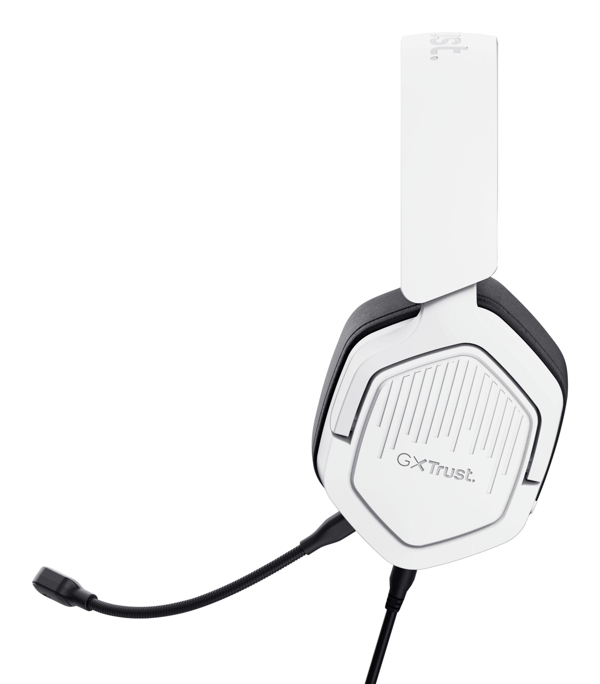 Headset Gaming TRUST GXT 492W Carus (Binaural - Com fios - Circum-aural - Branco), miniatura 5