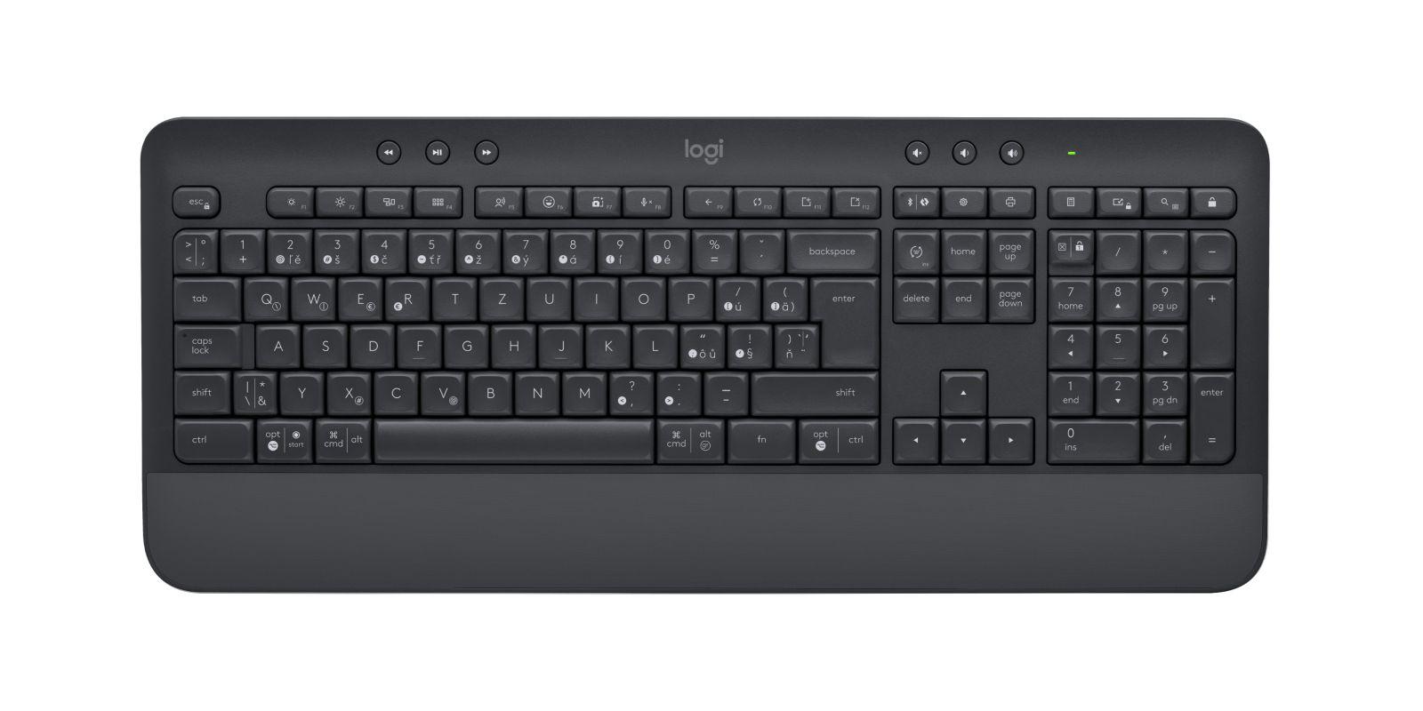 Conjunto de Teclado e Rato LOGITECH MK650 for Business (Checo - Interruptor de membrana - Tamanho completo - Grafite) — miniatura 3