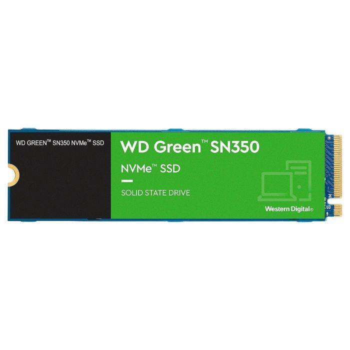 Disco SSD WESTERN DIGITAL Green SN350 (500 GB - M.2 2280 - NVMe PCIe Gen3 x4 - Transparente)