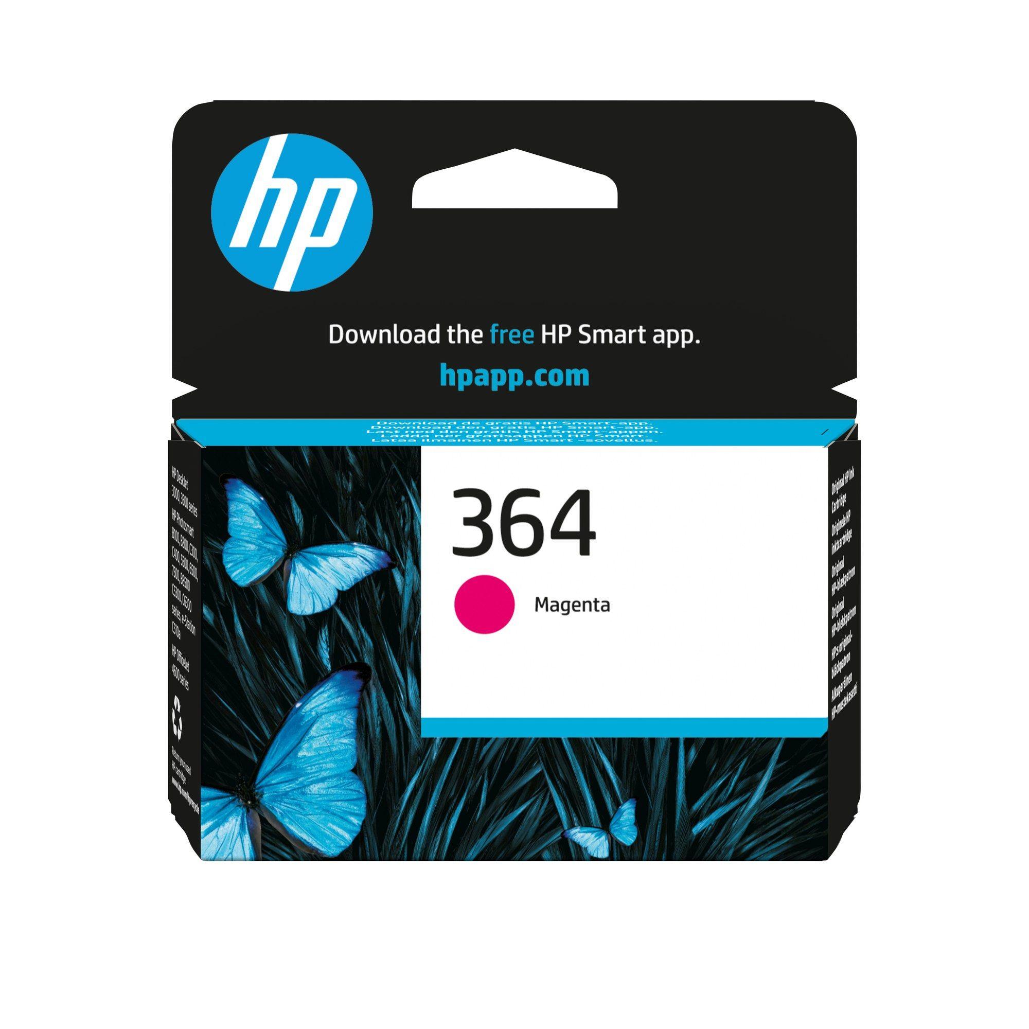 Tinteiro HP 364 CB319EE (300 páginas - Magenta)