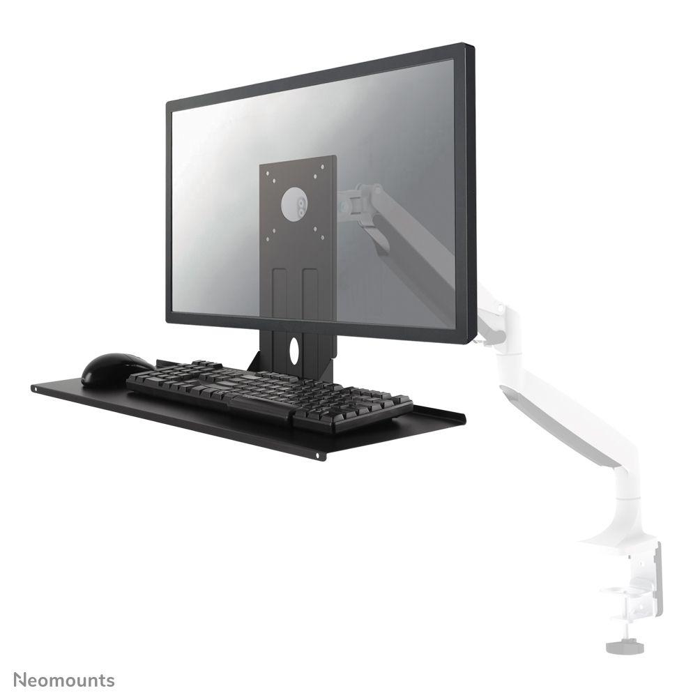 Suporte de Teclado e Rato NEOMOUNTS KEYB-V200BLACK (VESA 75 x 75 mm e 100 x 100 mm - Preto)