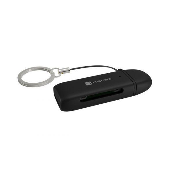 Leitor de Cartões de Memória NATEC Scarab C NCZ-2365 (USB-C 3.2 Gen 1 - SD e microSD - Preto), miniatura 2