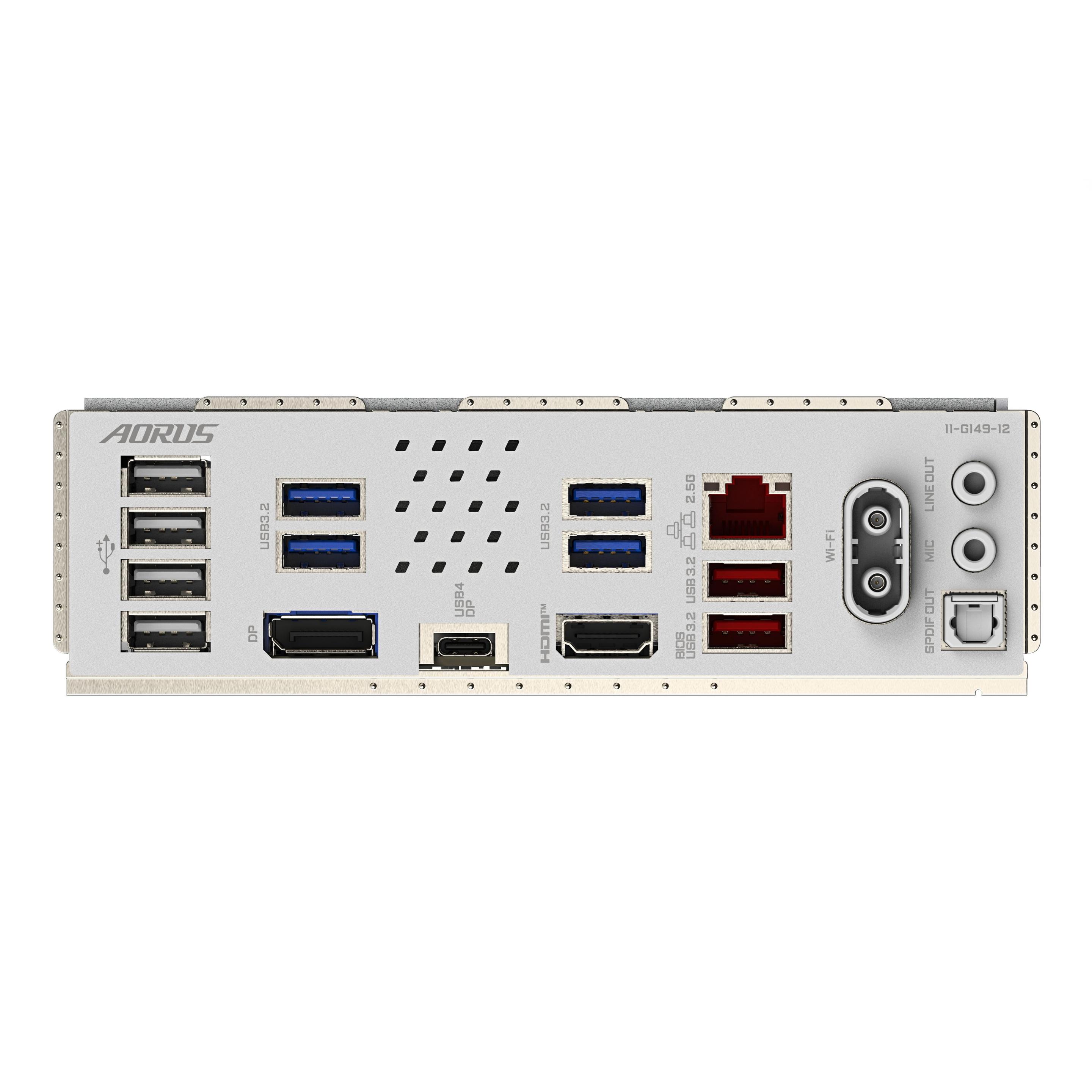 Motherboard GIGABYTE B860M AORUS ELITE WF6E ICE (LGA 1851 (Socket V1) - micro ATX - Duplo canal - Branco) — miniatura 5