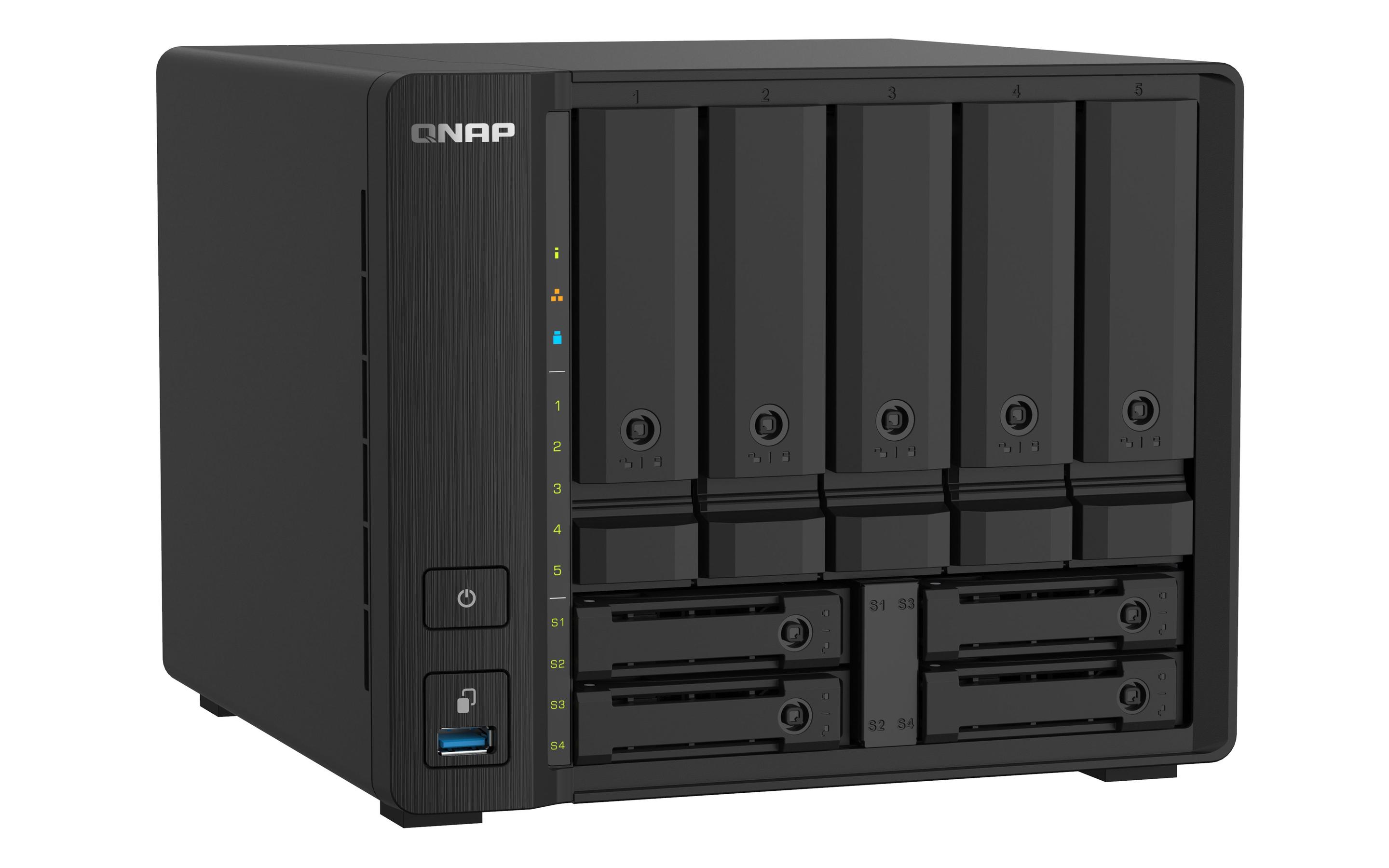 NAS QNAP TS-932PX-4G (4 GB - 9 baias - Preto) — miniatura 3