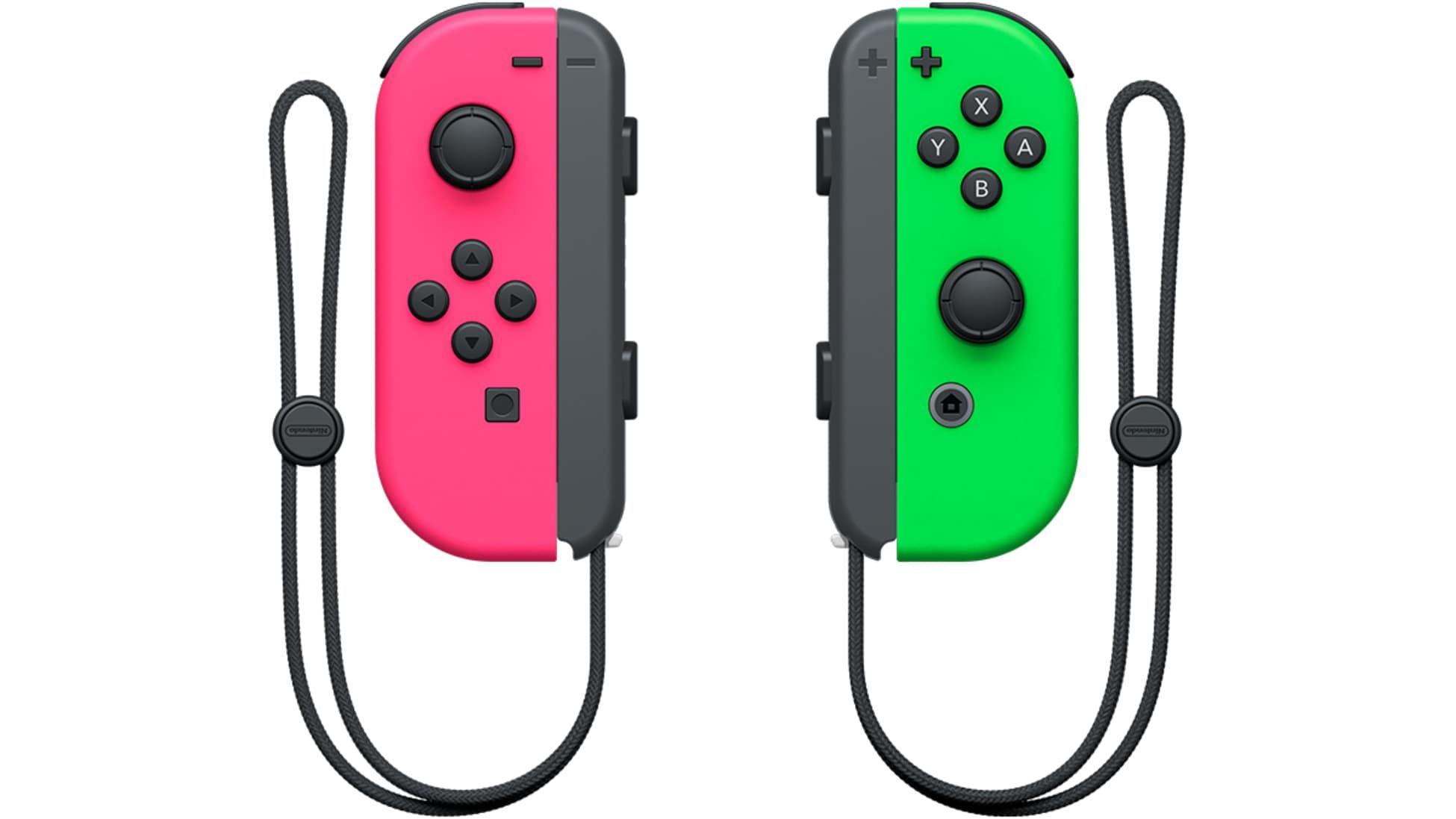 Comando NINTENDO Joy-Con (L/R) (Nintendo Switch - Sem fios - Rosa Néon/Verde Néon) — miniatura 2