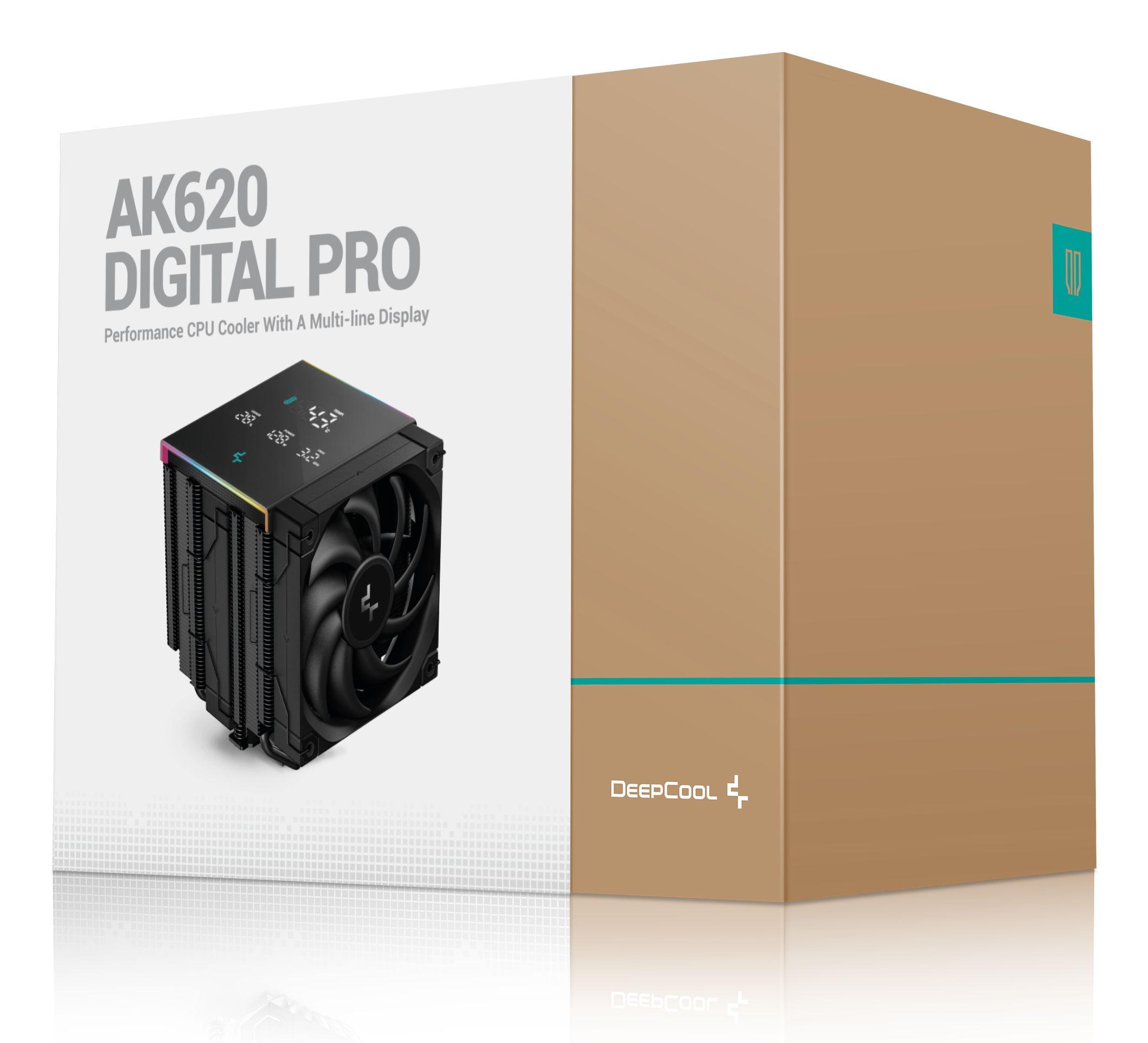 Dissipador de CPU DEEPCOOL AK620 Digital Pro (Alumínio - LED - Preto) — miniatura 9