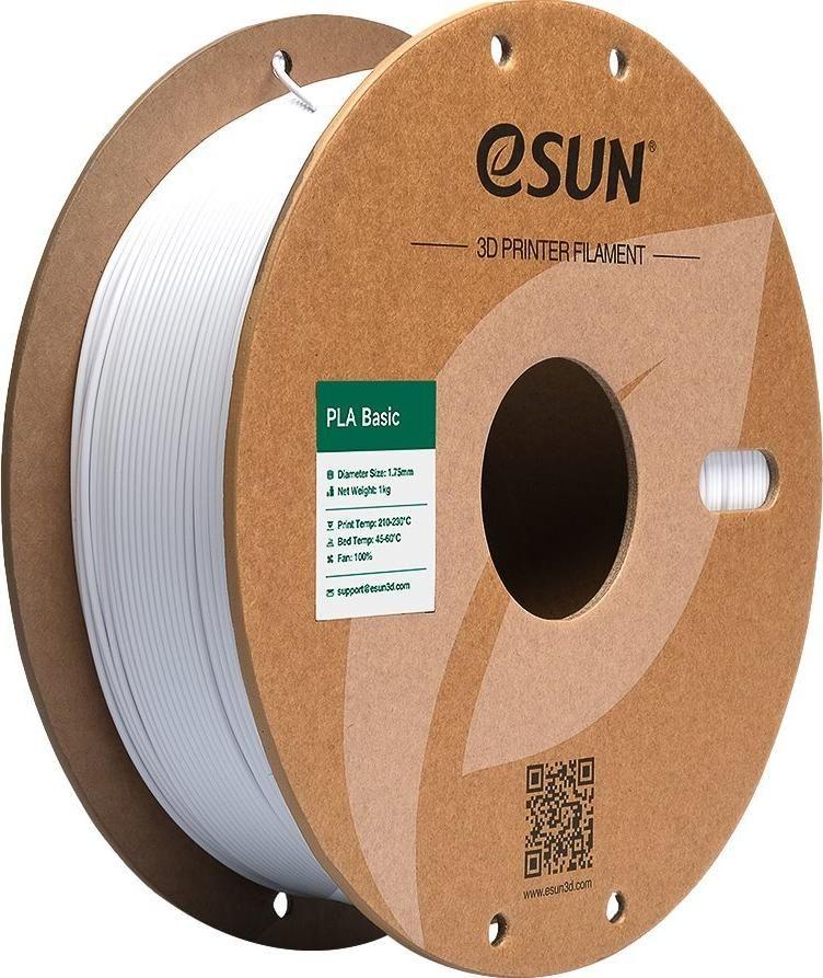 Filamento para Impressão 3D ESUN PLA-BASIC175C-W1P1 (Impressoras 3D FDM - Branco Frio)