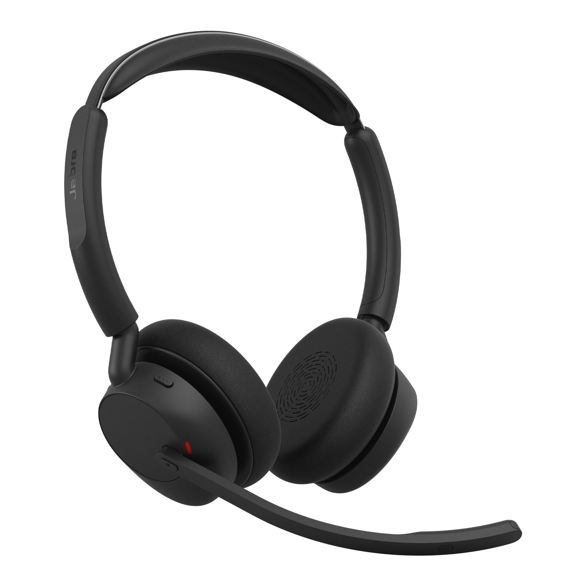 Auscultadores Profissionais JABRA Evolve3 45 Stereo Link 390c UC Stand (Binaural - Sem fios - Supra-aural - Preto)