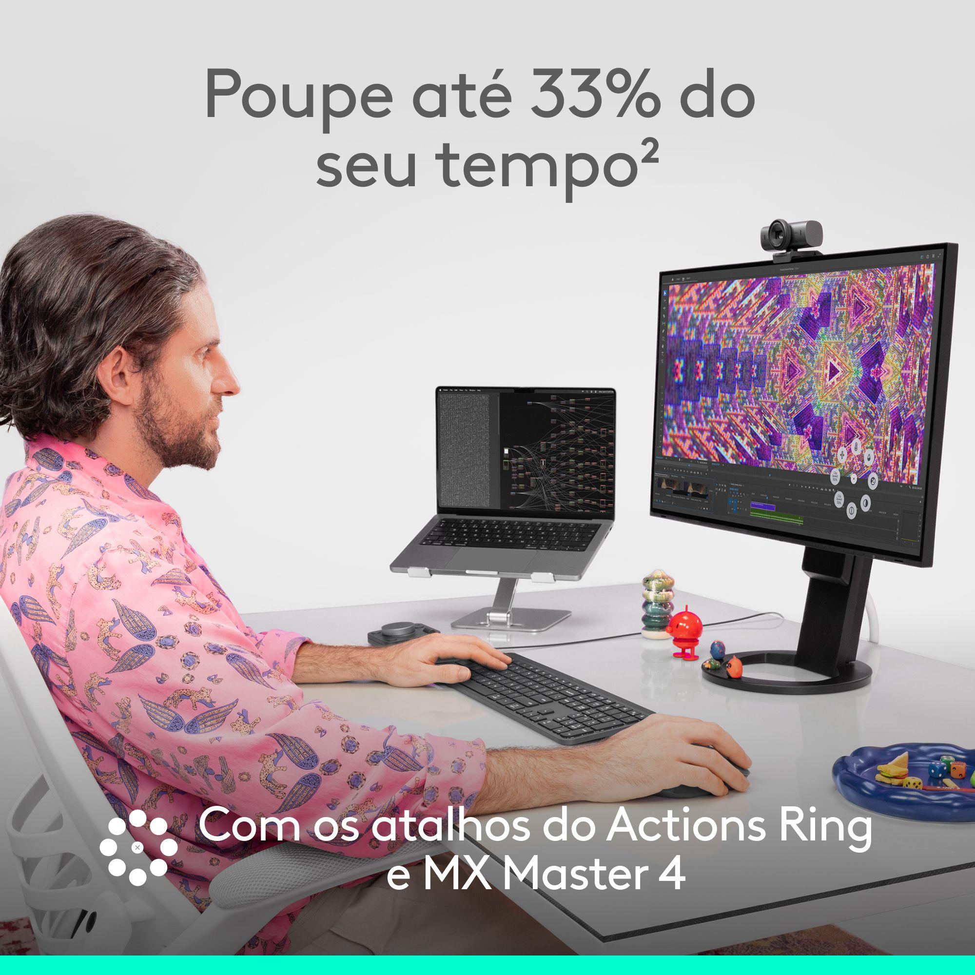 Rato LOGITECH MX Master 4 (Mão direita - 8000 DPI - Laser - Grafite) — miniatura 16