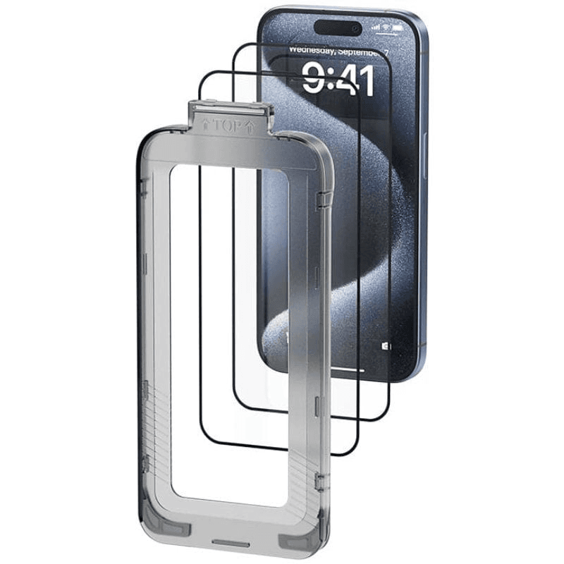 Pack de 2 Protetores de Ecrã VENTION KUOTCA-30 (iPhone 15 Pro)