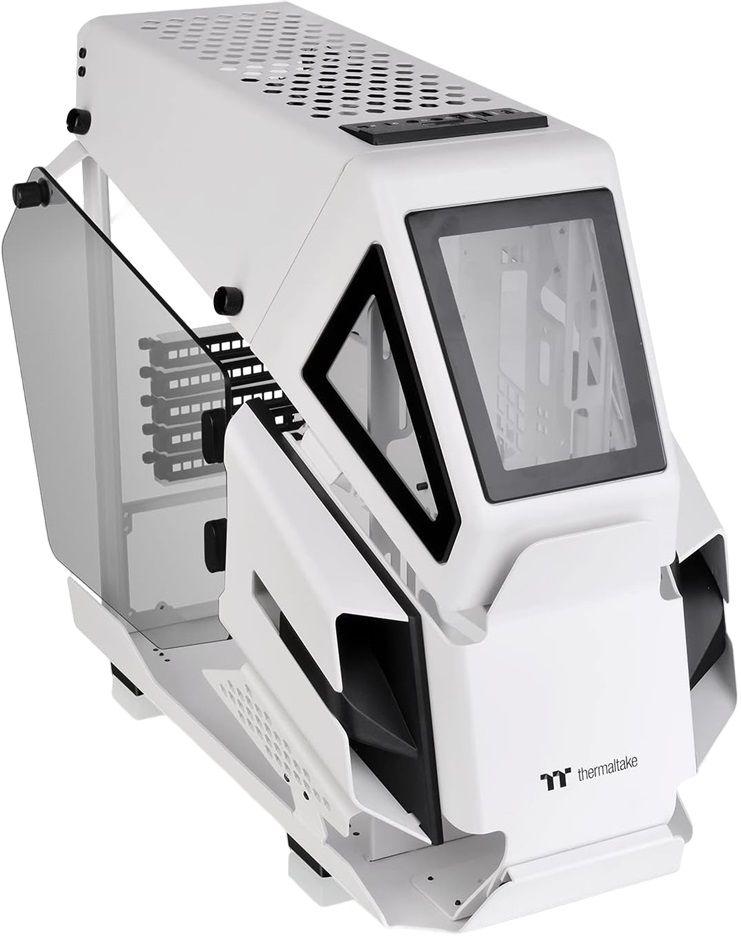 Caixa PC THERMALTAKE AH T200 TG Snow (micro ATX, Mini-ITX - PS2 - Micro Tower - Branco) — miniatura 3