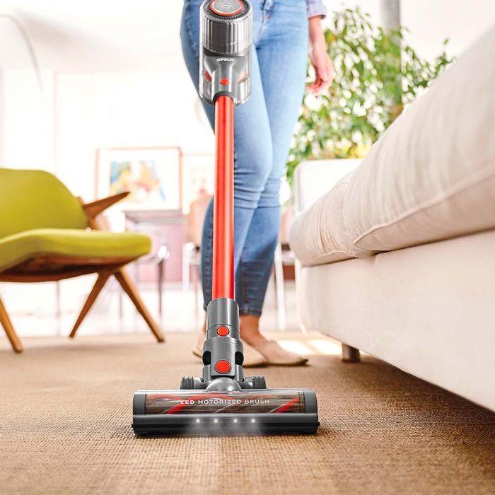 Aspirador Vertical 2 em 1 POLTI Forzaspira D-Power SR550 (Altura 110,5 cm - 40 min - 0,6 l - Preto e Vermelho), miniatura 4
