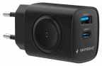 Carregador USB de Parede GEMBIRD TA-UC-PDQCW20-01-BK (20 W - Preto)