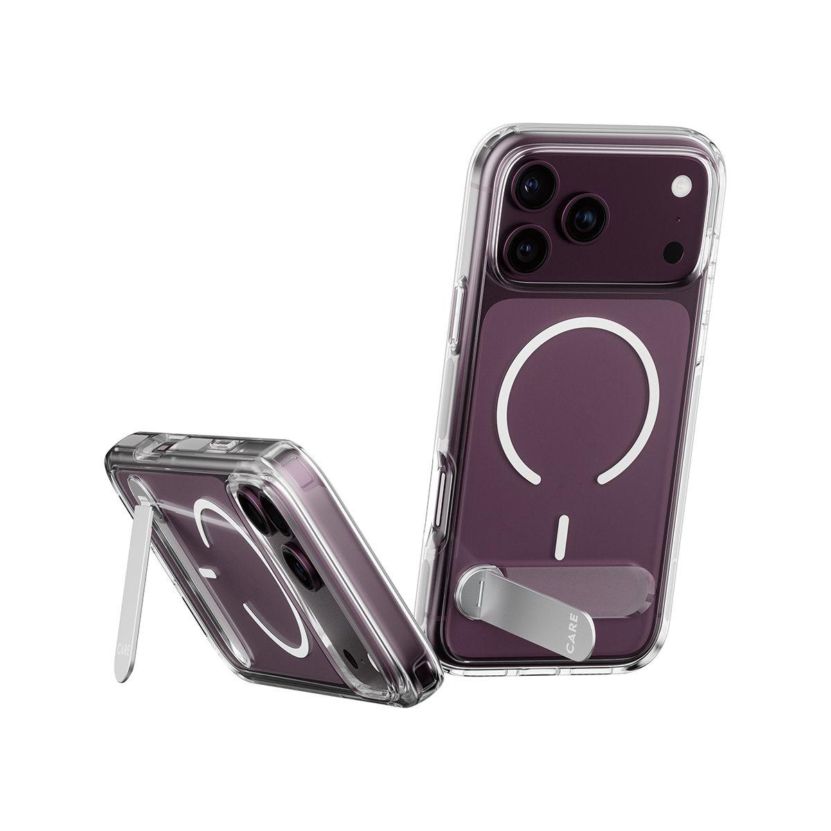 Capa PANZERGLASS CARE by PanzerGlass Kickstand Case para iPhone 17 Pro Max e 18 Pro Max (Transparente), miniatura 5