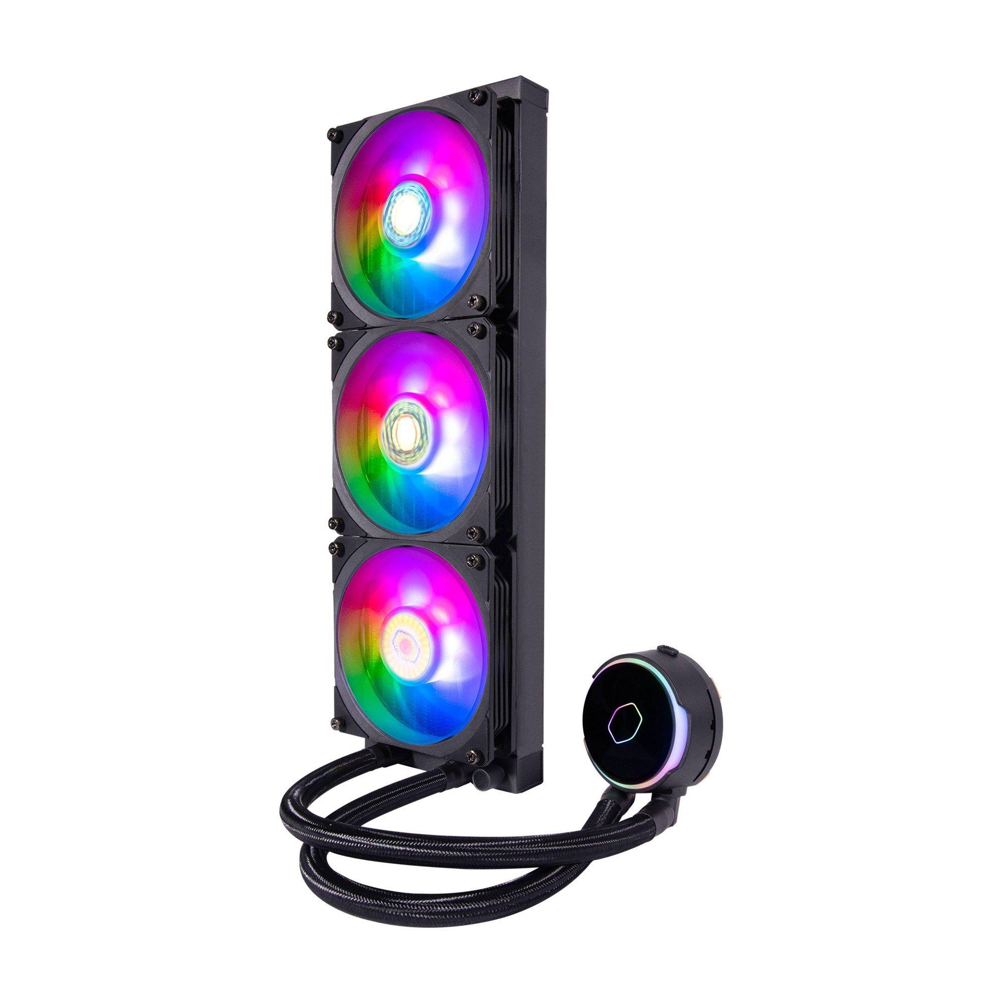 Kit de Arrefecimento Líquido para CPU COOLER MASTER MasterLiquid PL360 Flux (120 mm - 2300 RPM - Multi - Preto) — miniatura 3