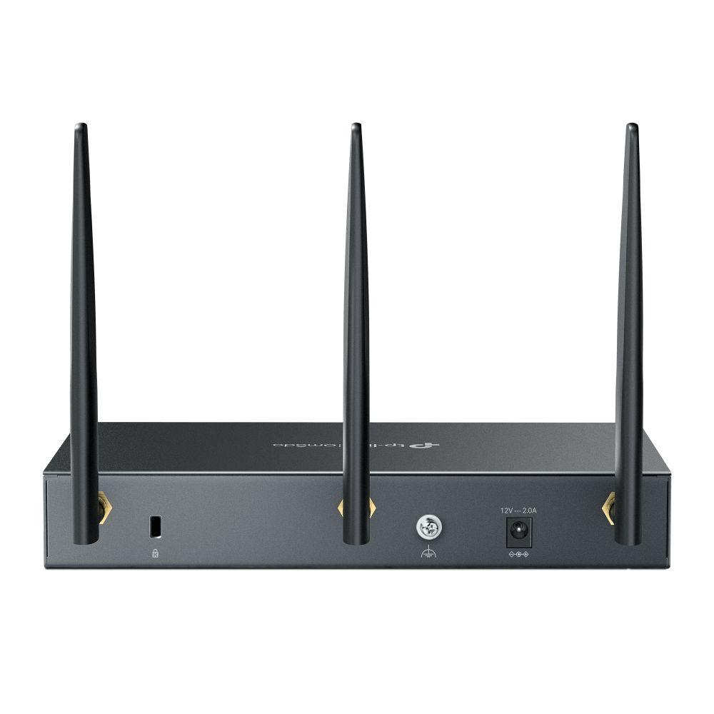 Router VPN TP-LINK Omada ER706W (Wi-Fi 6 AX3000 - 3000 Mbit/s - Dupla banda - Preto) — miniatura 4