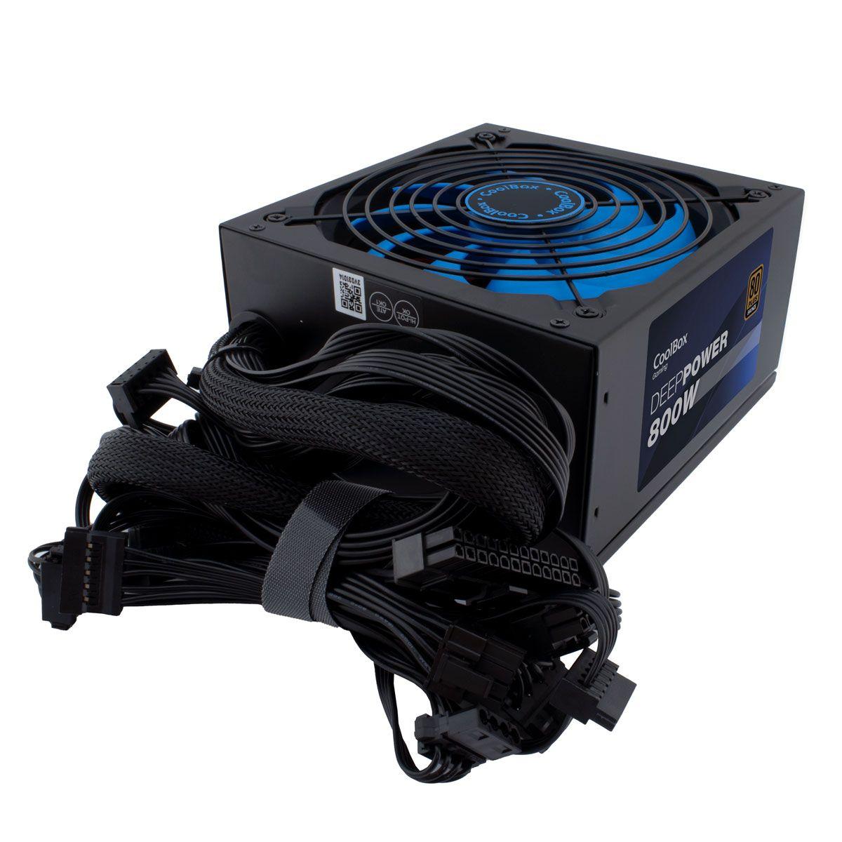 Fonte de Alimentação COOLBOX DG-PWS800-85B (ATX - 800 W - 80 PLUS Bronze - Preto) — miniatura 6