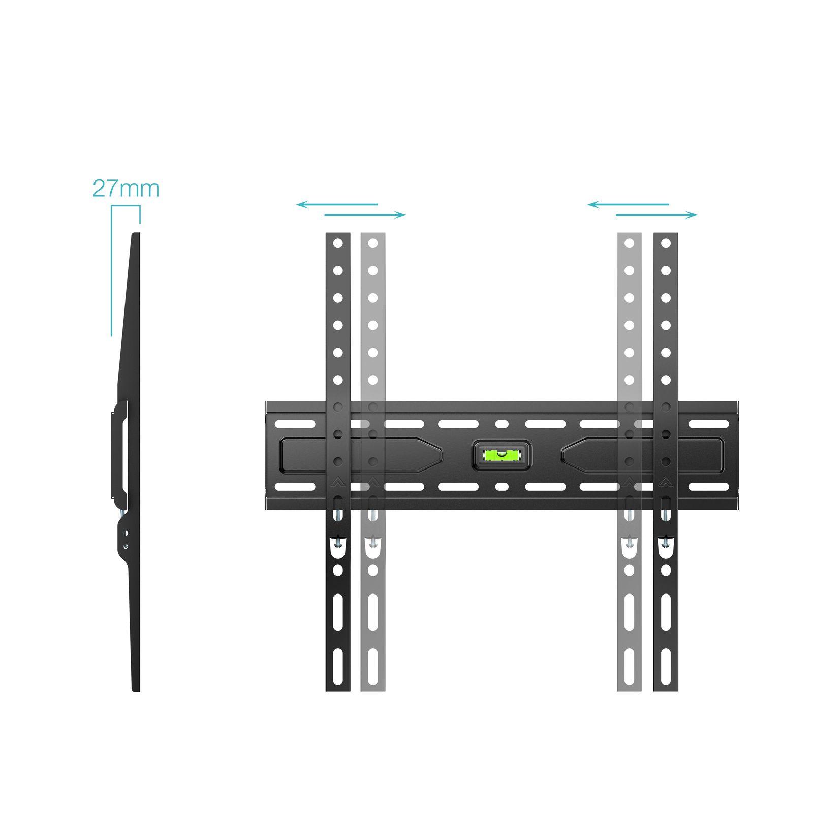 Suporte de Parede TV Fixo TOOQ LP1030F-B (32-75" - VESA 400x400 - Preto), miniatura 2