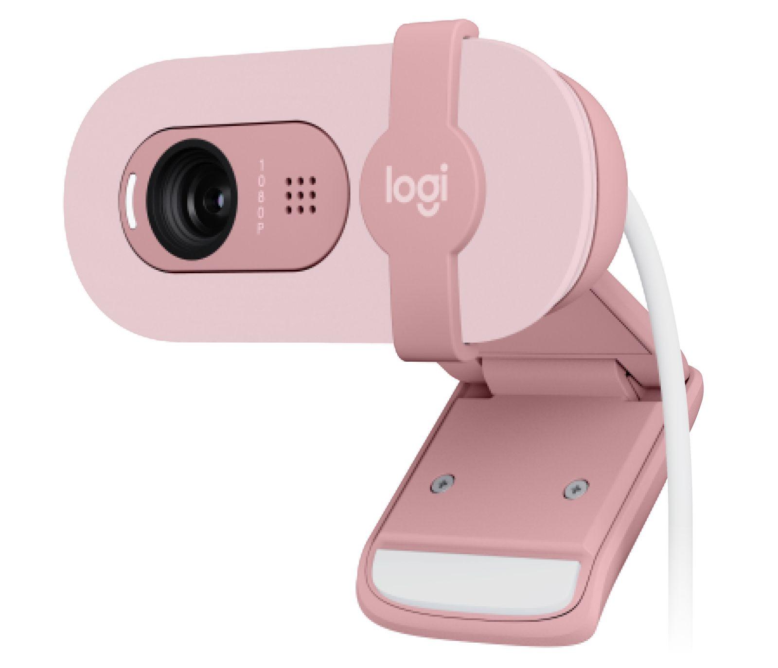 Webcam LOGITECH Brio 100 (USB - Windows, macOS, ChromeOS - Rosa) — miniatura 3