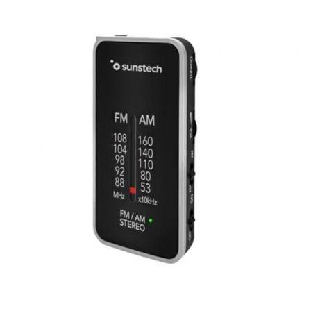 Rádio Portátil SUNSTECH RPC6SL (Preto e Cinzento)